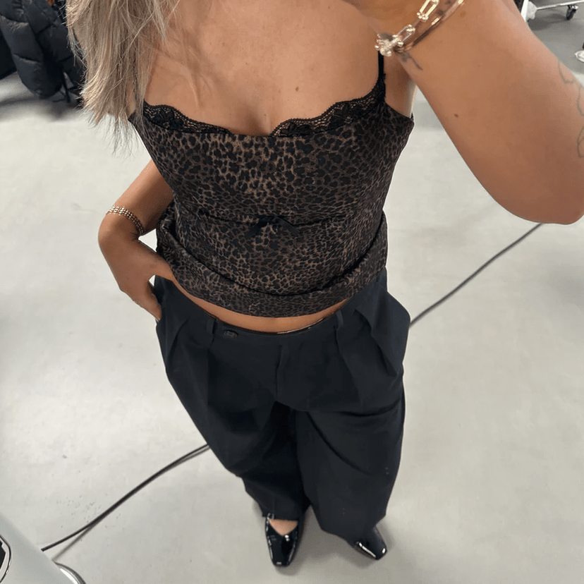 leopard top