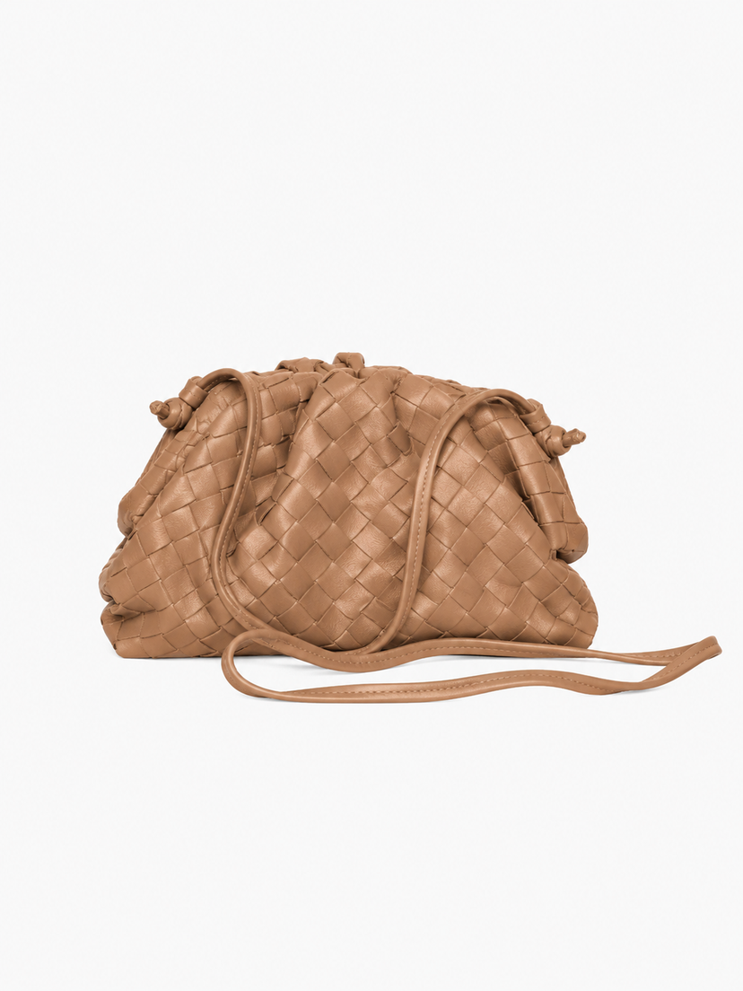 Aya Small Clutch - Khaki
