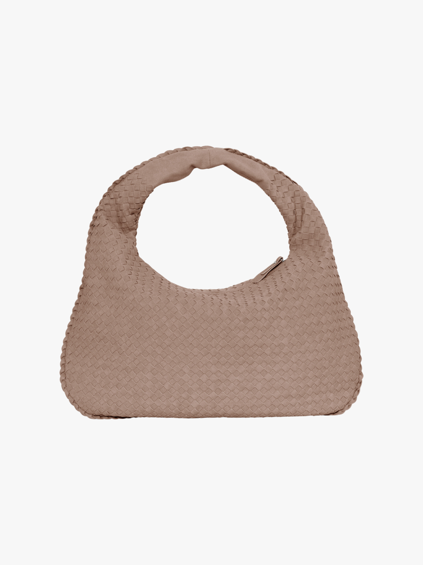 Charlotte Bag Faux Suede - Dark Brown