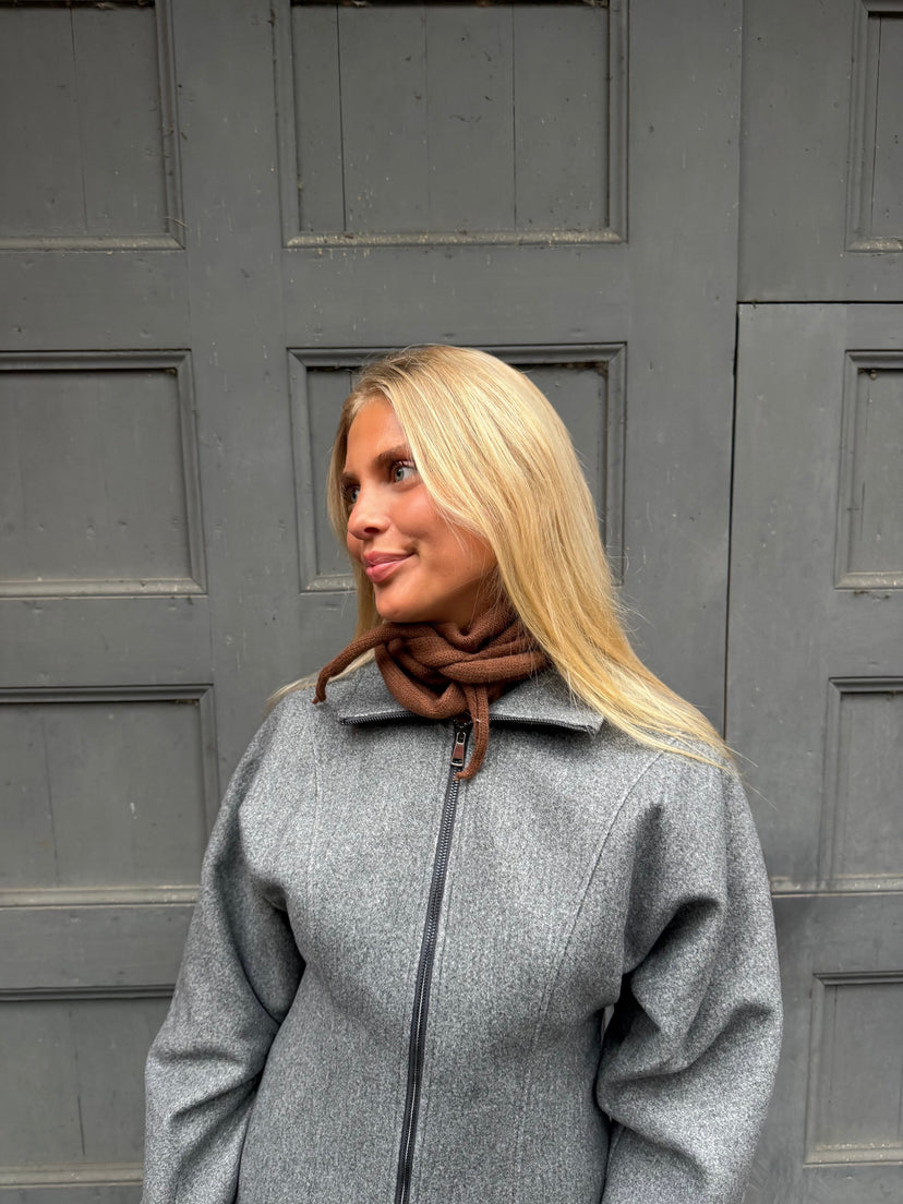 Carla Scarf - Chocolate Brown