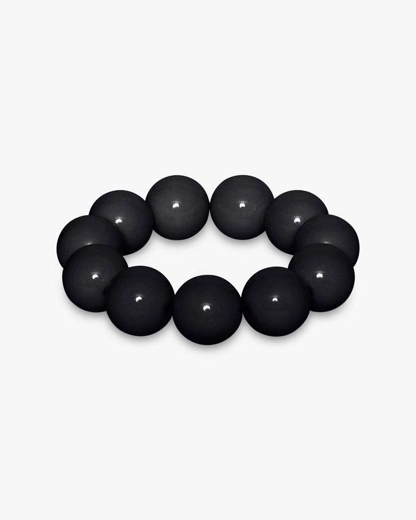 Billie Chunky Pearl Bracelet - Black