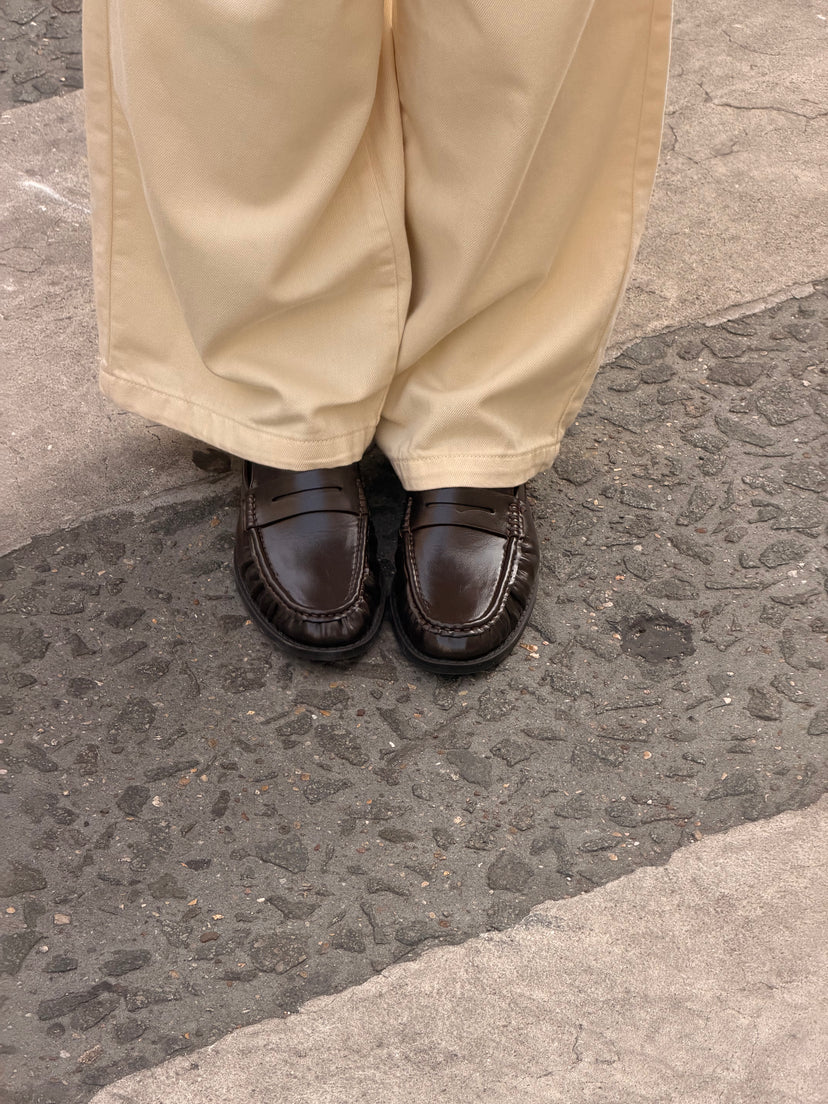 Melinda Loafers - Shiny Dark Brown