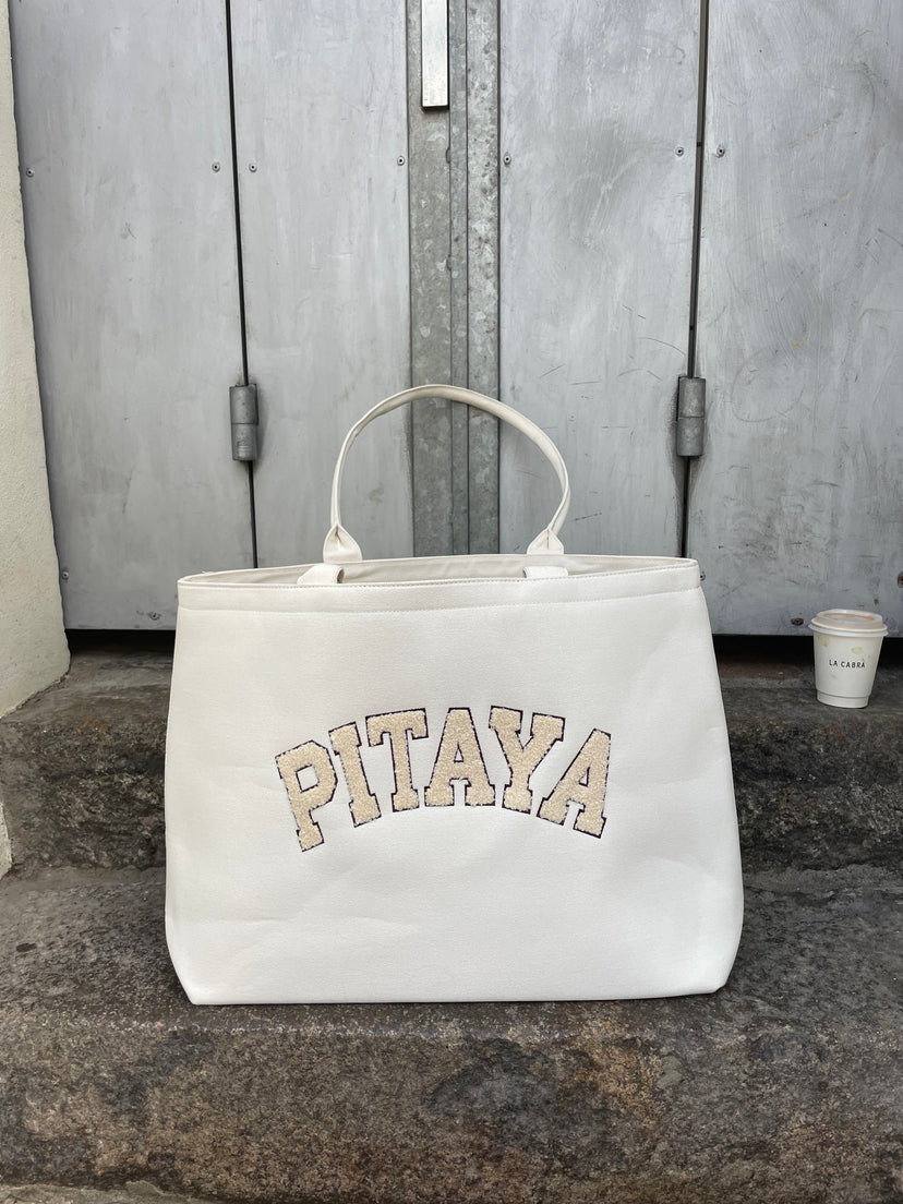 Vilma Tote Bag XL - Off White Teddy