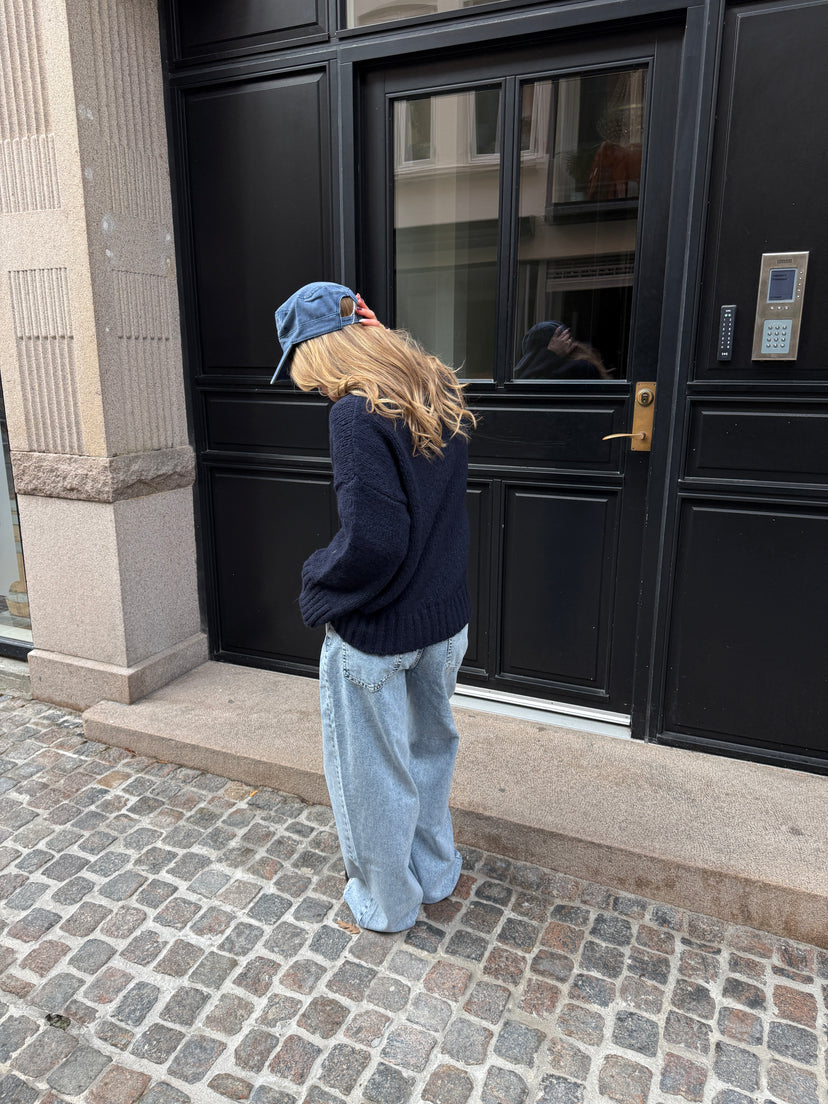 Elsa Washed Cap - Denim Blue
