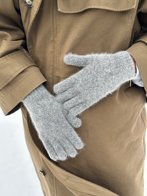Vera Gloves - Light Grey