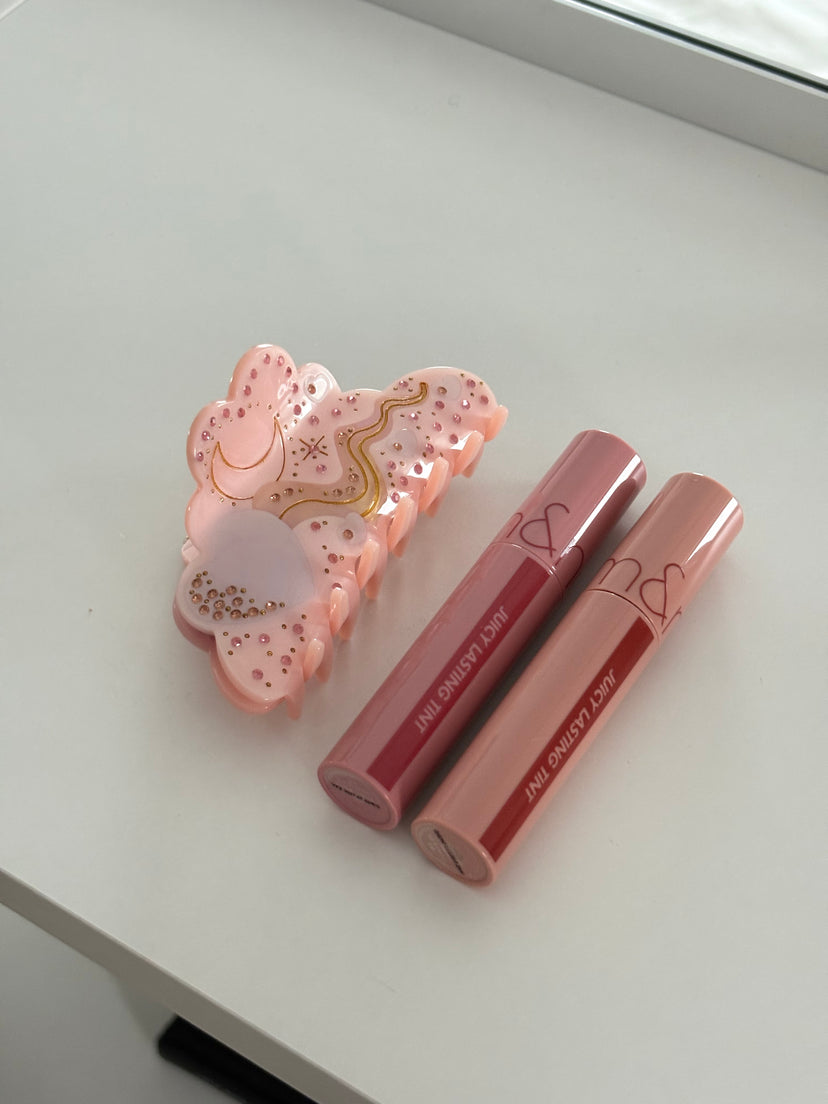 Mille Large Universe Hairclip - Light Pink