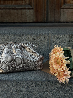 Aya Large Clutch - Snake