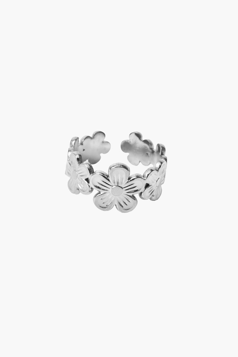Rosie Ring - Silver Plated