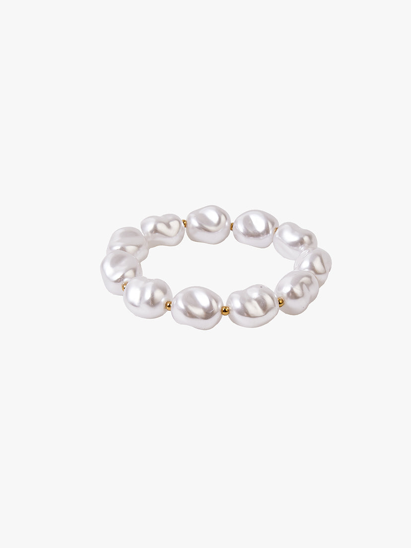 Elsa Pearl Bracelet - Gold Plated