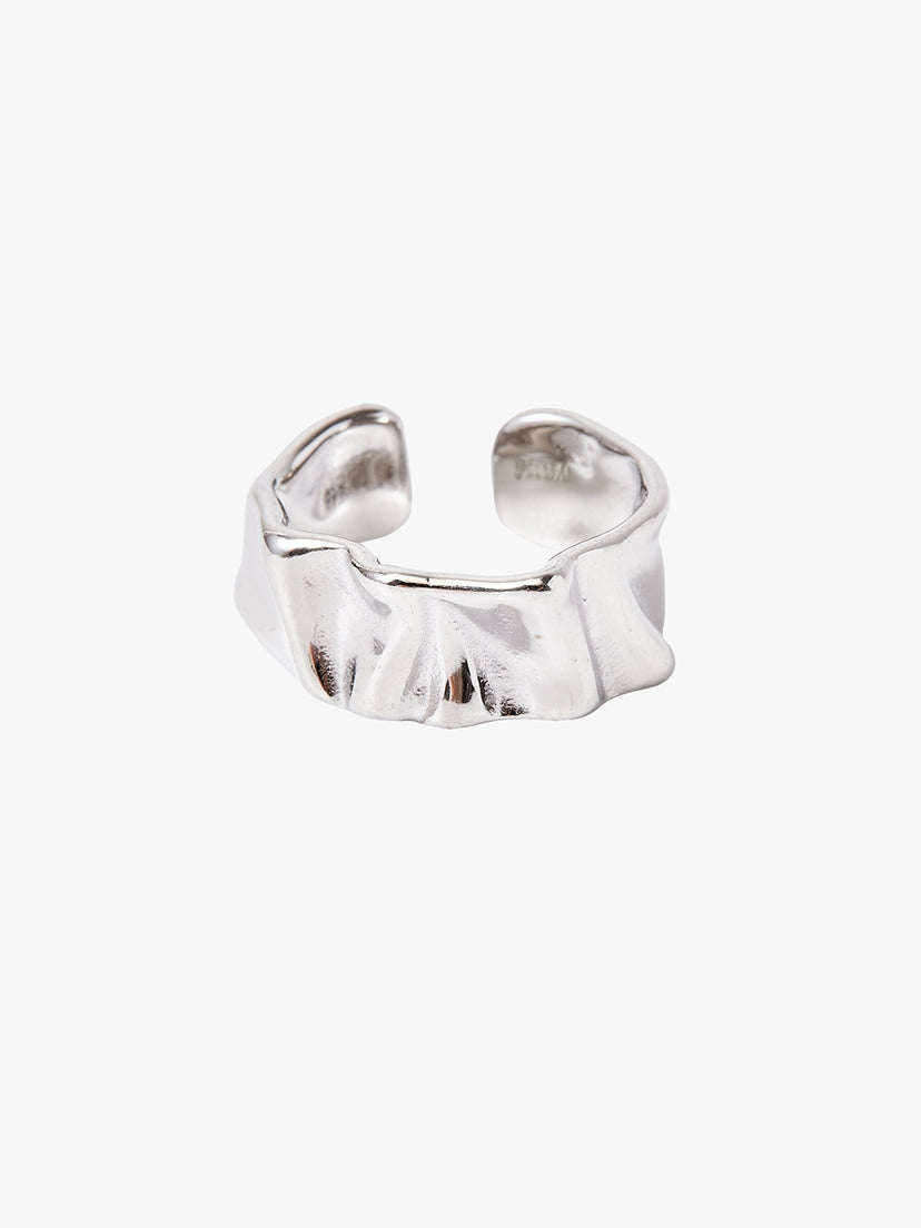 Valerie Chunky Textured Ring - Stainless Steel