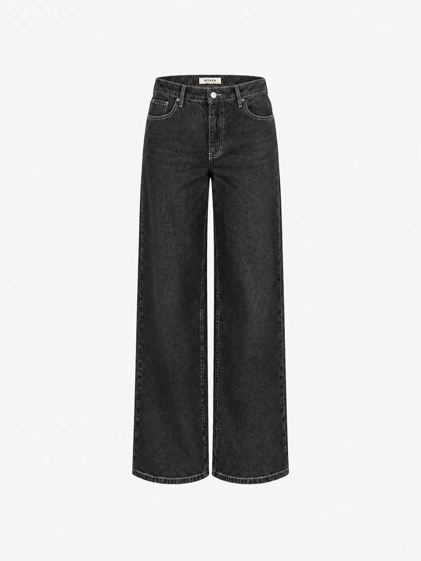 Luna Denim Jeans - Black Rinse