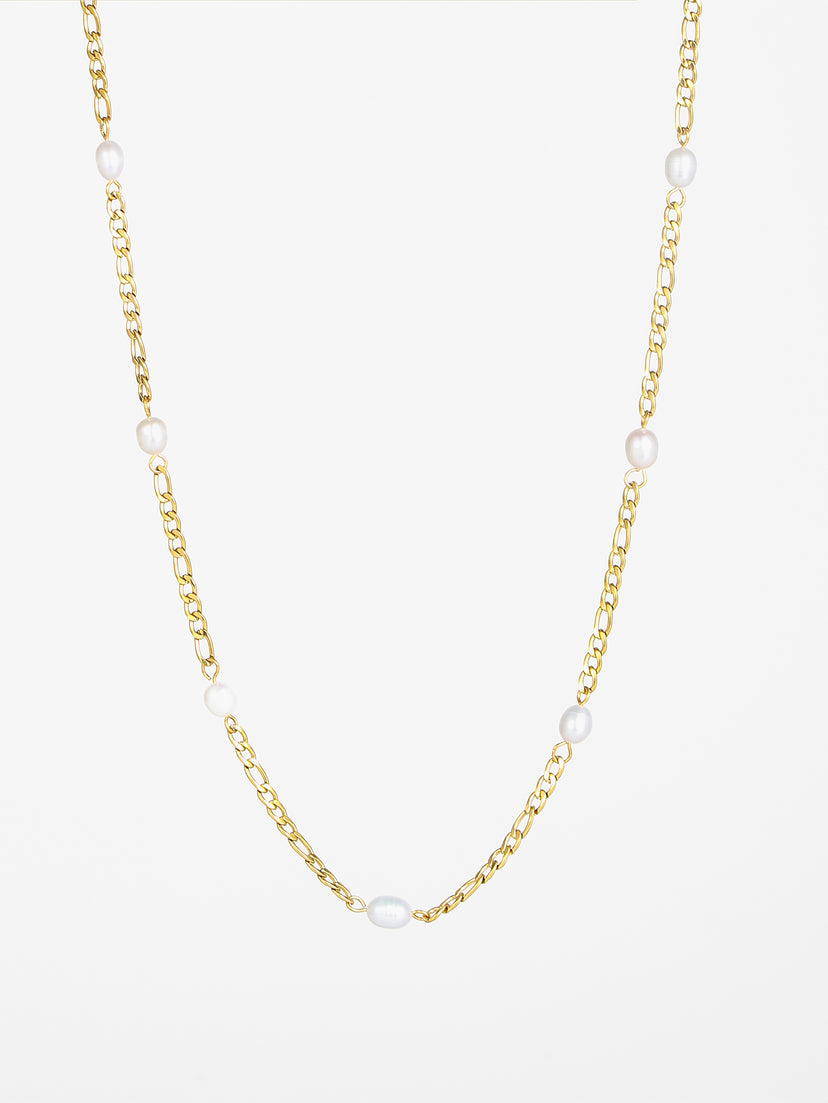 Pernille Pearl Necklace - Gold Plated