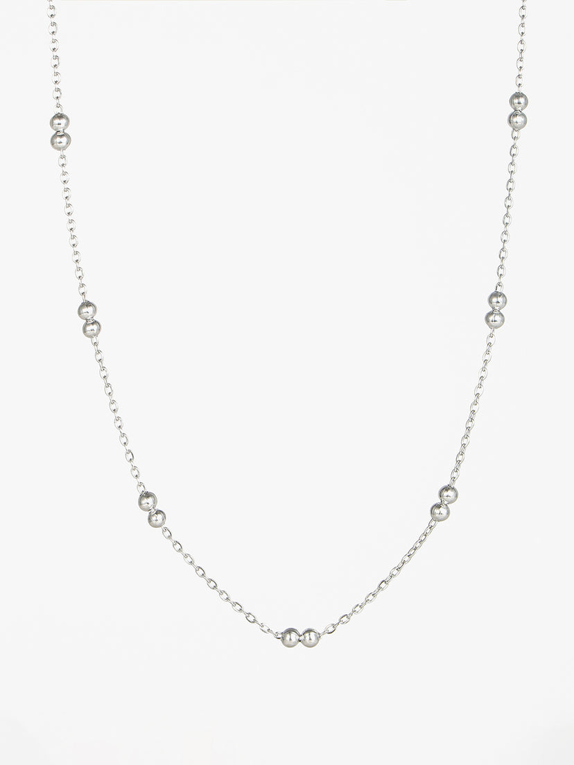 Filine Ball Necklace - Stainless Steel