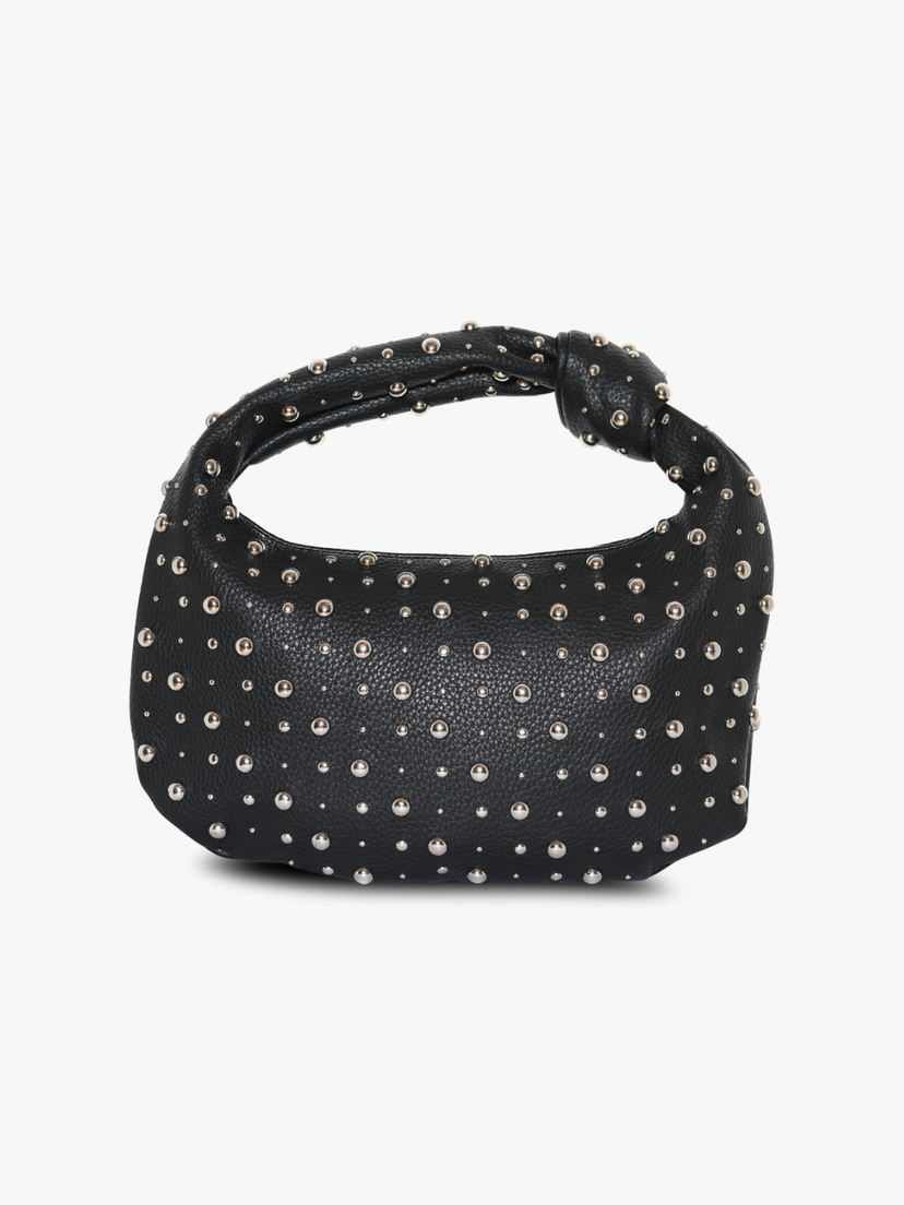 Nika Mini Stud Bag - Black