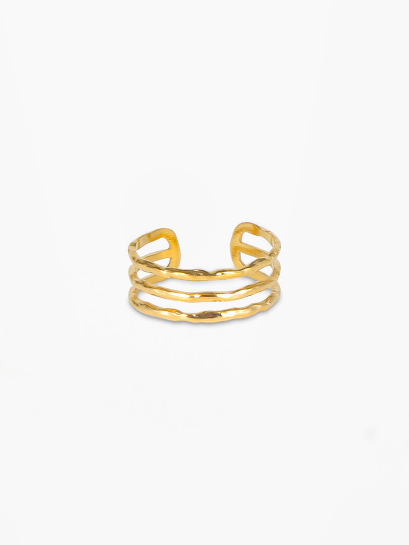 Silla Triple Ring - Gold Plated