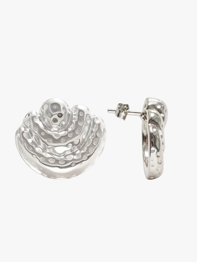 Kiara Shell Earrings - Stainless Steel