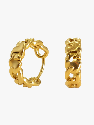 Sadie Small Chain Earrings - Gold Plated