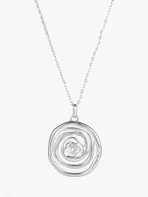 Rita Round Necklace - Stainless Steel