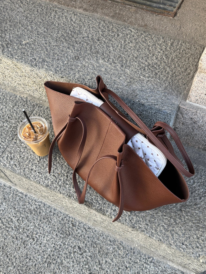 Andrea Strap Bag - Dark Brown