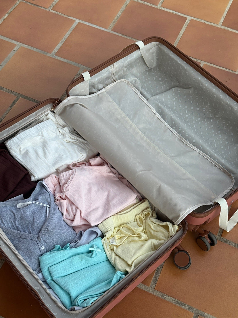 Check-In Suitcase - Dusty Pink
