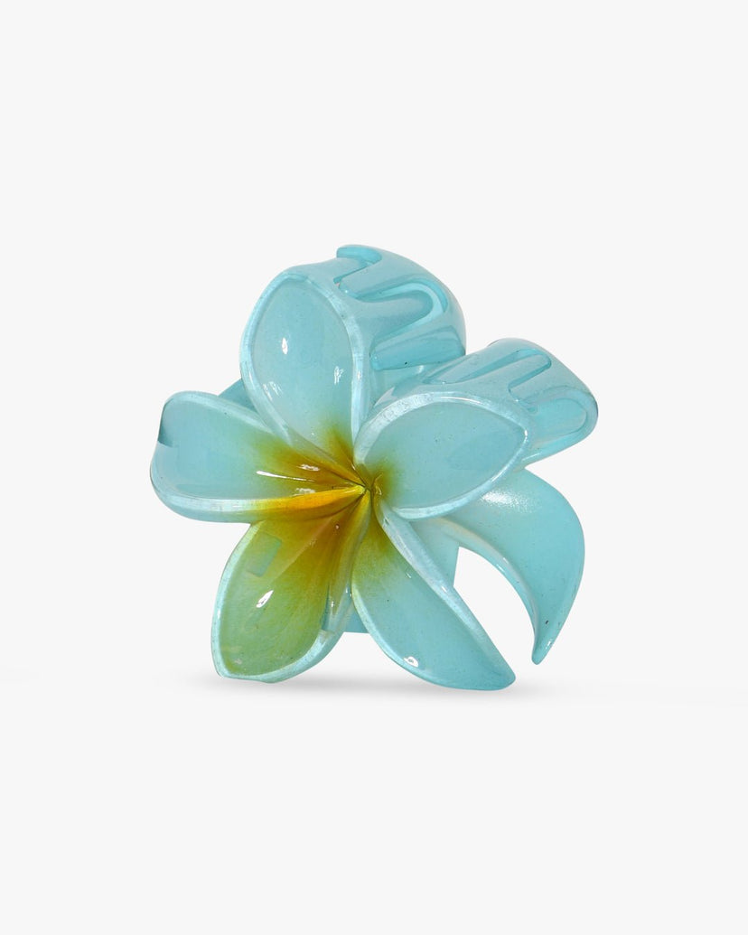 Gry Flower Hairclip - Blue/Yellow
