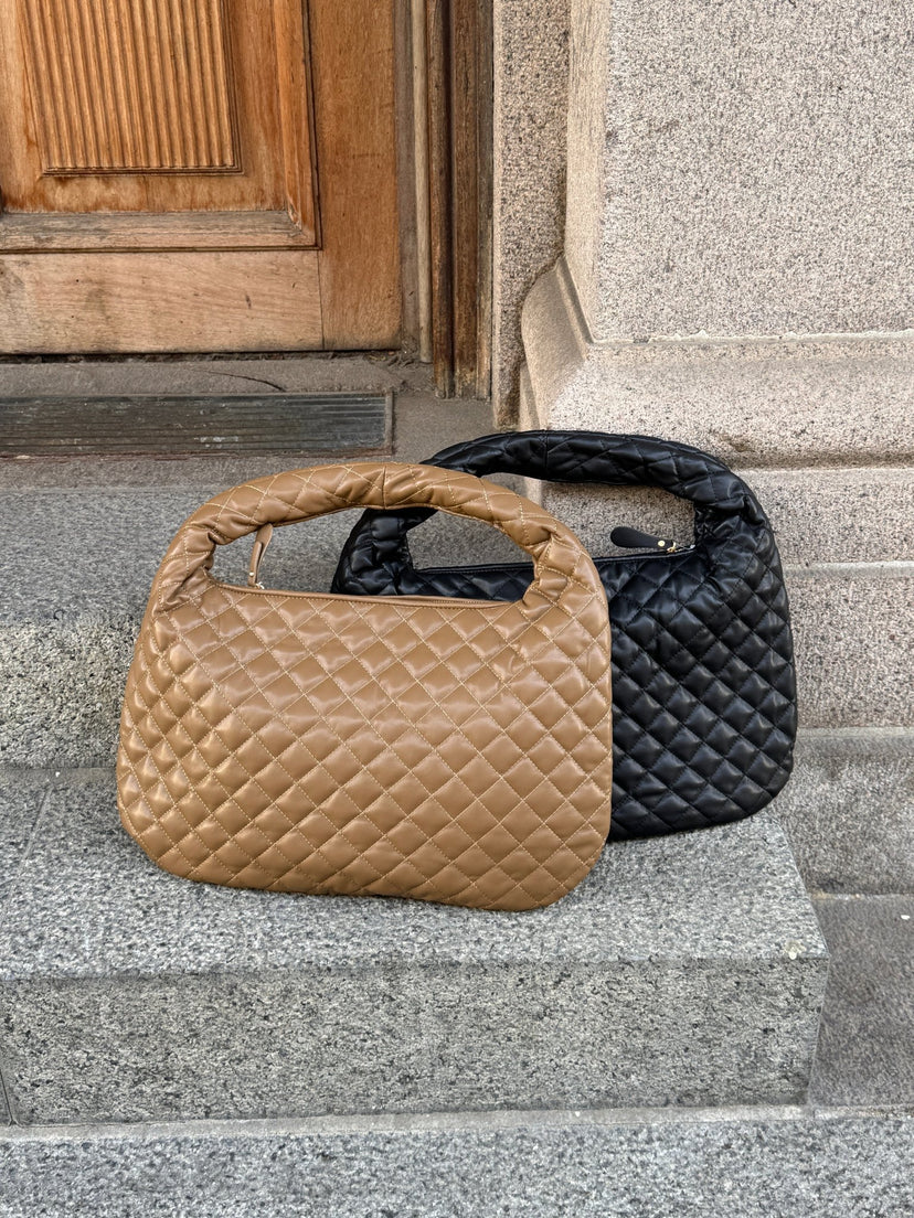 Rosa Quilt Bag - Taupe