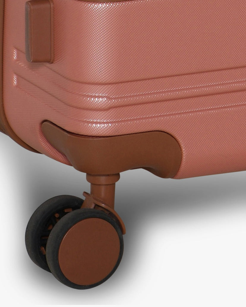 Check-In Suitcase - Dusty Pink